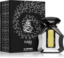 Al Haramain Najm Noir -Parfum Élégance Promos Magasin al haramain najm noir huile parfumee mixte 1